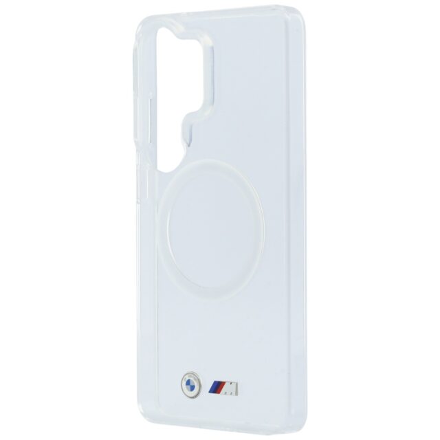 Case BMW IML Shockproof Metal Logo       MagSafe for Samsung Galaxy S26 Ultra tramsparent - imagine 7