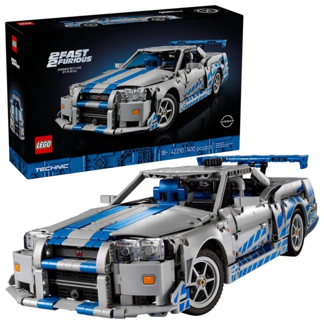 LEGO TECHNIC 42210 2 Fast 2 Furious Nissan Skyline GT-R (R34) - imagine 6