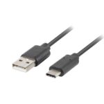 Lanberg CA-USBO-31CU-0018-BK USB cable 1.8 m USB 3.2 Gen 1 (3.1 Gen 1) USB C USB A Black