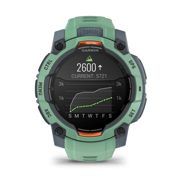 Garmin Instinct 3 AMOLED 3.05 cm (1.2 ) 45 mm Digital 390 x 390 pixels Touchscreen Green GPS (satellite) - imagine 7