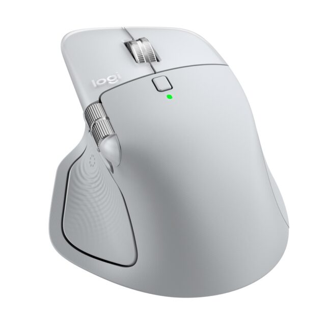Logitech MX Master 4 for Mac- performance wireless mouse - Pale Grey - imagine 5