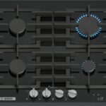 Bosch PRP6A6H40 hob Black Built-in 60 cm Gas 4 zone(s)