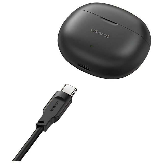 USAMS Bluetooth 5.3 Headphones TWSRhymbo Series Wireless Black/Black BHUYO01 (US-YO17) - imagine 7