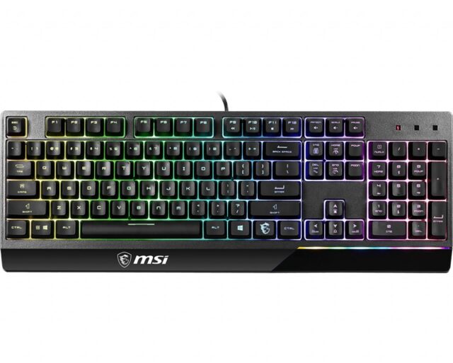 MSI Vigor GK30 Gaming Keyboard  US Layout  Wired  Black MSI | Vigor GK30 | Gaming keyboard | RGB LED light | US | Wired | Black - imagine 2