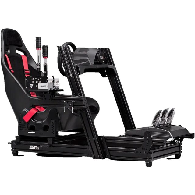 Next Level Racing GTElite Wheel Plate Edition NLR-E022 - Aluminium cockpit - imagine 5