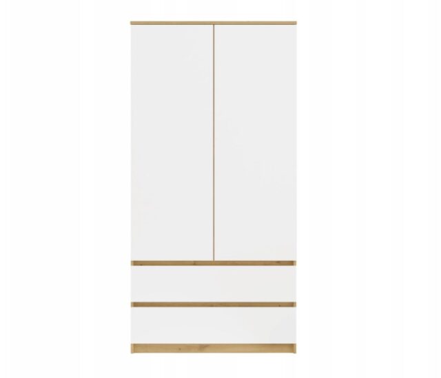 MALWA SS-90 wardrobe  artisan oak/white - imagine 4