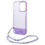 Guess GUHCP14LHGCOHU iPhone 14 Pro 6,1" purple hardcase Translucent Pearl Strap - imagine 6