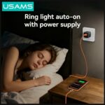 Cable USAMS U92 18W USB-C to USB-A 1.2m black - imagine 5