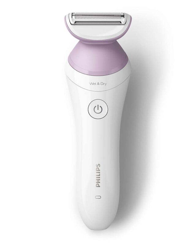 Women's shaver Philips 6000 series BRL136/00 1 head Trimmer Pink  White - imagine 7