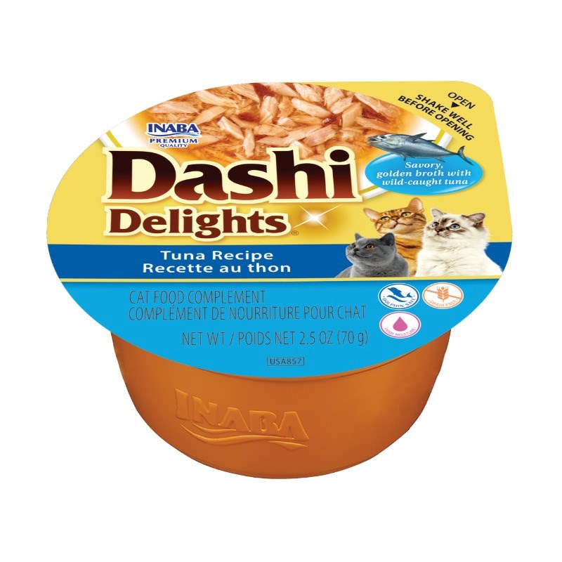 cps-897612c9f427de40981d66182314fdc3-2026-03-30-07-27-36 INABA CAT DASHI DELIGHTS TUNA RECIPE 70g - imagine 1