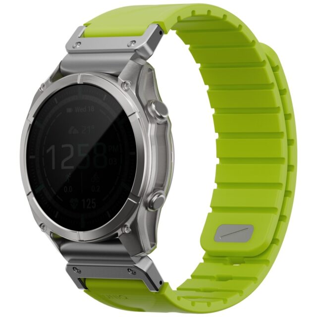 UNIQ Fluo Strap for Garmin 26mm Lime - imagine 2