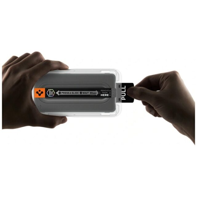 Szkło hartowane Spigen Glas.TR EZ FIT     PRO Anti-reflection do Samsung Galaxy S26 Ultra przezroczysty 2szt - imagine 5