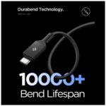 Kabel Spigen EB10015CC Essential USB-C    100W 1.5m czarny - imagine 6
