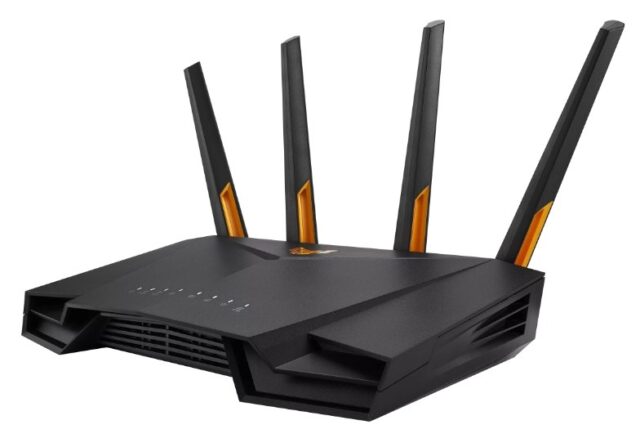 ASUS TUF-AX4200 wireless router Gigabit Ethernet Dual-band (2.4 GHz / 5 GHz) Black - imagine 2