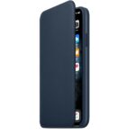 Etui Apple MY1P2ZM/A iPhone 11 Pro Maxotchłanny błękit/navy Leather Book - imagine 2