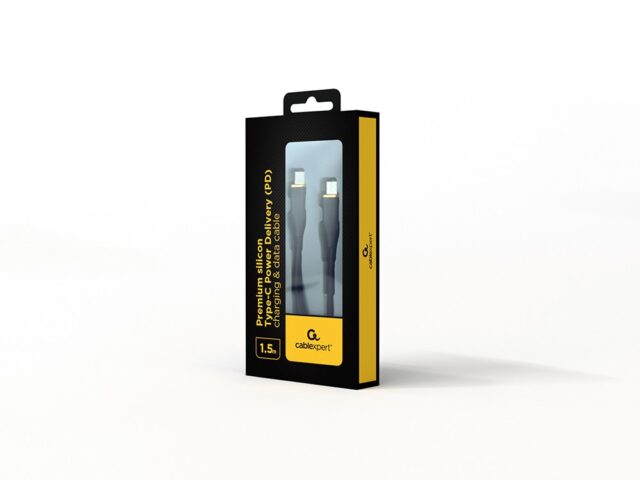 Gembird GMB Audio CC-USB2S-CMCM-1.5M-BK USB cable USB 2.0 USB C Black - imagine 2