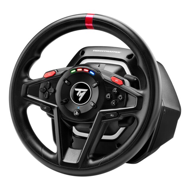 Thrustmaster T128 Black USB Steering wheel + Pedals Analogue PC  PlayStation 4  PlayStation 5 - imagine 3
