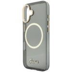 Case Guess IML Script Metal MagSafe for   iPhone 17 black - imagine 6