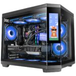 Mars Gaming MC3TCORELCDM computer case Mini Tower Black