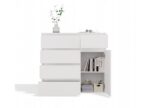 MALWA 1D5S WHITE CHEST OF DRAWERS - imagine 10