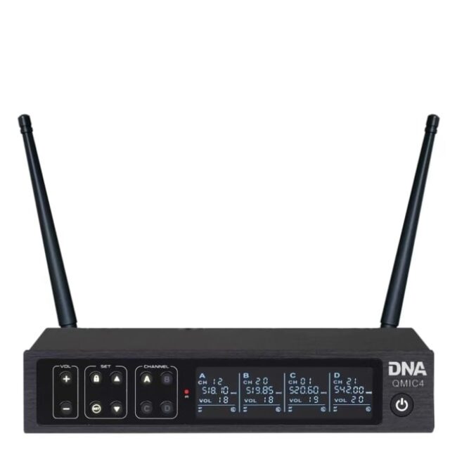 DNA QMIC4 - wireless microphone  4x handheld transmitter - imagine 3