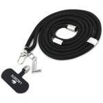 Case Lacoste Iconic Petit Pique Crossbody Cord MagSafe for iPhone 15 black - imagine 8