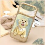 Etui Nimmy Gentle Pets Series Dog         MagSafe do iPhone 17 Pro brązowy - imagine 8