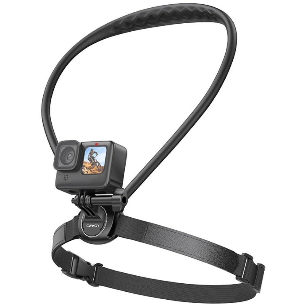 cps-8cb74e3be6a2ca677699f23df7c2e9d3-2026-03-30-15-49-31 Neck Mount for sport camera USAMS JoyGo Joy01 black - imagine 1