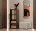 ALMA CHEST OF DRAWERS  ANTHRACITE/ARTISAN OAK - imagine 8