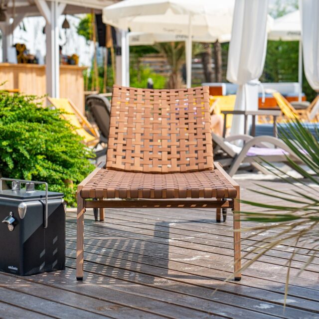 Garden lounger TEXAS brown - imagine 7