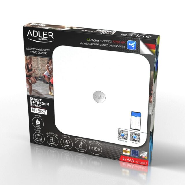 ADLER AD 8187 bathroom scales  white - imagine 5