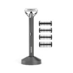 BaByliss Super-X Metal OT996E beard trimmer Battery 5 5 mm Wet & Dry Silver - imagine 2