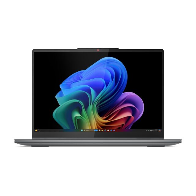 Lenovo IdeaPad 5 2-in-1 14Q8X9 Copilot+ PC Qualcomm Snapdragon X1P-42-100 Hybrid (2-in-1) 35.6 cm (14 ) Touchscreen WUXGA 16 GB LPDDR5x-SDRAM 1 TB SSD Wi-Fi 7 (802.11be) Windows 11 Home Grey - imagine 2