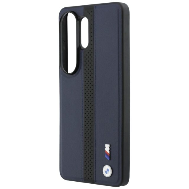 Case BMW Perforated Stripe Logo MagSafe  for Samsung Galaxy S26 Ultra navy blue - imagine 6