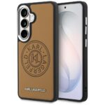 Case Karl Lagerfeld Perforated KL        MagSafe for Samsung Galaxy S26 Plus brown