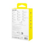 Baseus Gem USB C to USB C fast charging cable 1 m 100 W White - imagine 7