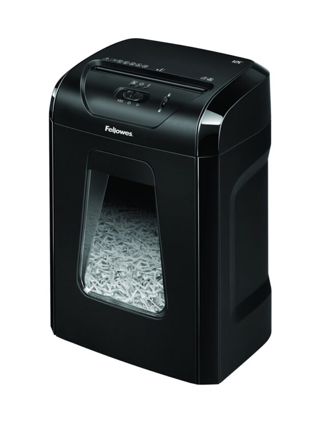 Fellowes Aktenvernichter Powershred   12C      schwarz - imagine 2
