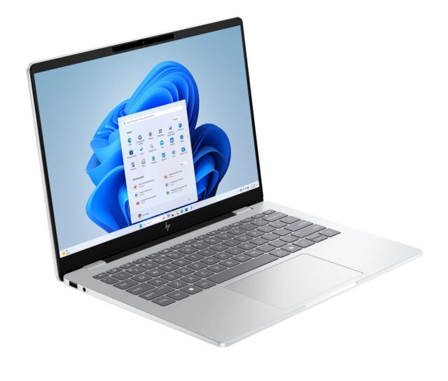 HP OmniBook 7 AI 14-fr0003nw Ultra 5 225U 14 2K OLED BV LBL 300nits 16GB LPDDR5-7467 SSD512 Intel Arc Cam 5 Mpx IR 68Wh W11Pro Glacial Silver 2Y - imagine 2