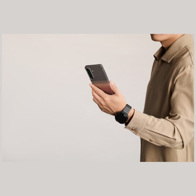 PITAKA Edge Case MagSafe case for Samsung Galaxy S26 sunset - imagine 6