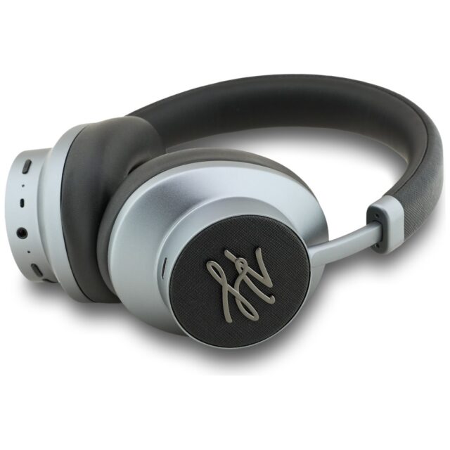 Headphones Karl Lagerfeld Grained Initials Bluetooth ANC black - imagine 2