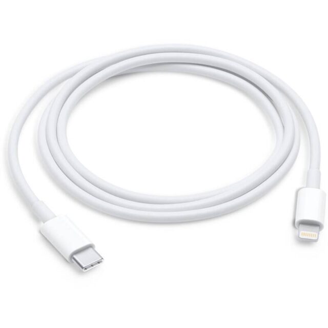 Apple MM0A3ZM/A lightning cable 1 m White - imagine 2