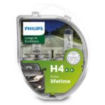PHILIPS LONGLIFE ECOVISION H4 12V 60/55W, 2 SZT. - imagine 2