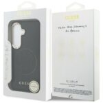 Case Guess Perforated Logo MagSafe for    Samsung Galaxy S26 black - imagine 9
