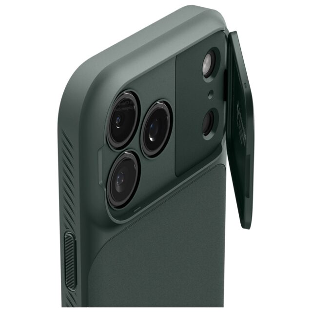 Spigen Optik Armor Mag MagSafe Case for iPhone 17 Pro Green - imagine 6