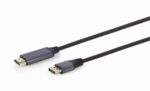 Gembird CC-DP-HDMI-4K-6 video cable adapter 1.8 m DisplayPort HDMI Type A (Standard) Black - imagine 2