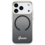 Case Guess IML Gradient Script Metal     MagSafe for iPhone 17 Pro black - imagine 3