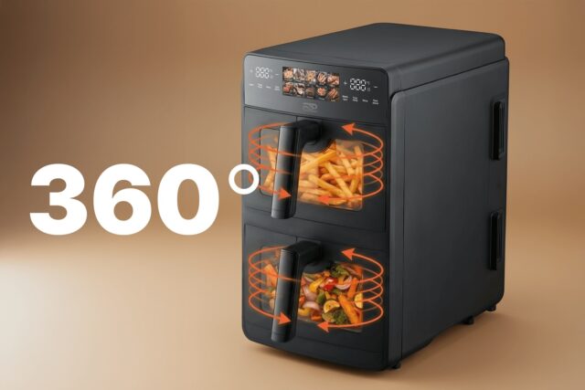 PROMIS Double vertical fat-free fryer 10 l - imagine 7