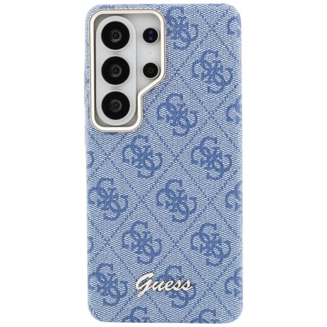Case Guess 4G Script MagSafe for Samsung  Galaxy S26 Ultra blue - imagine 3