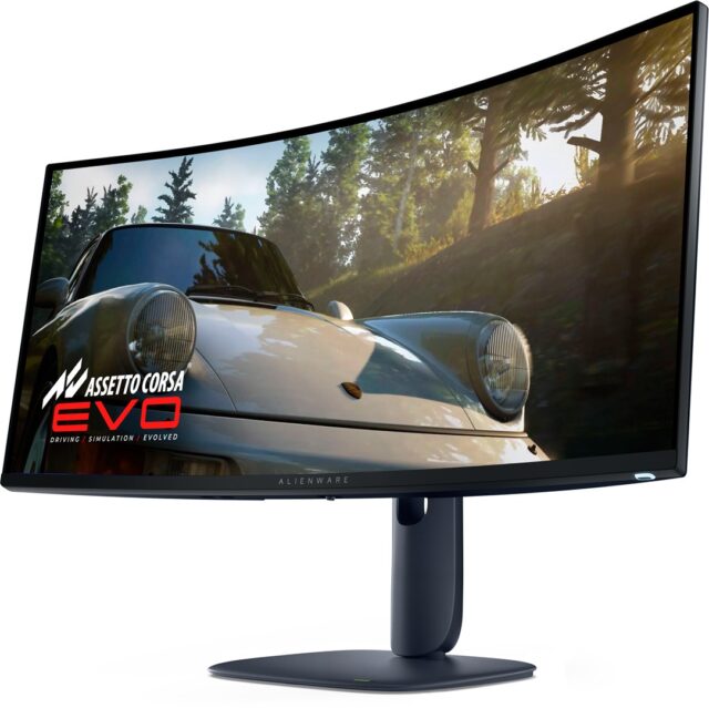 Alienware AW3425DW computer monitor 86.4 cm (34 ) 3440 x 1440 pixels Wide Quad HD QD-OLED Blue - imagine 3