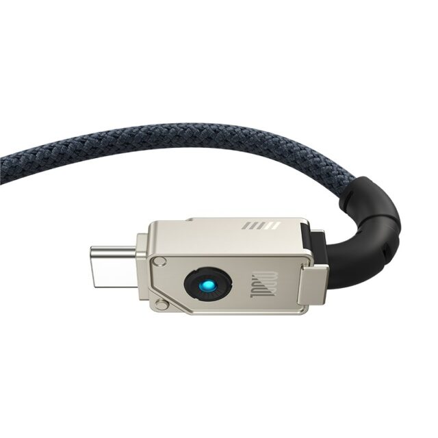 Baseus Unbreakable USB C to USB C cable 1 m 100 W - imagine 3